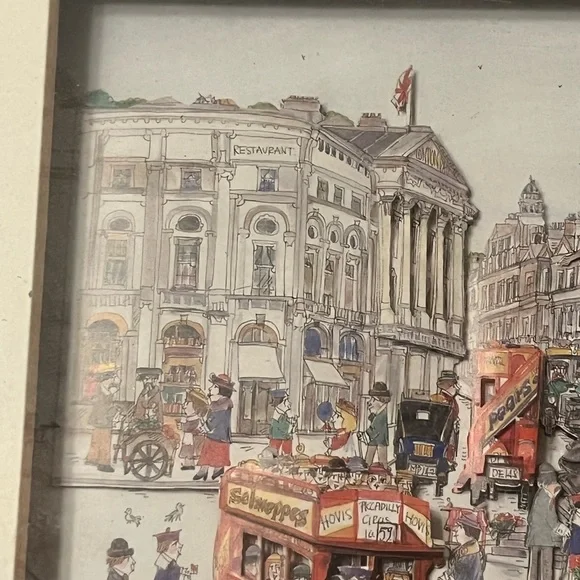 Piccadilly Circus Framed Artwork - Picture 3 of 13